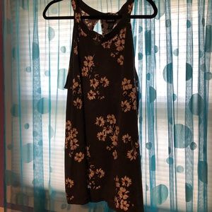 Torrid grey and pink halter top, size 3